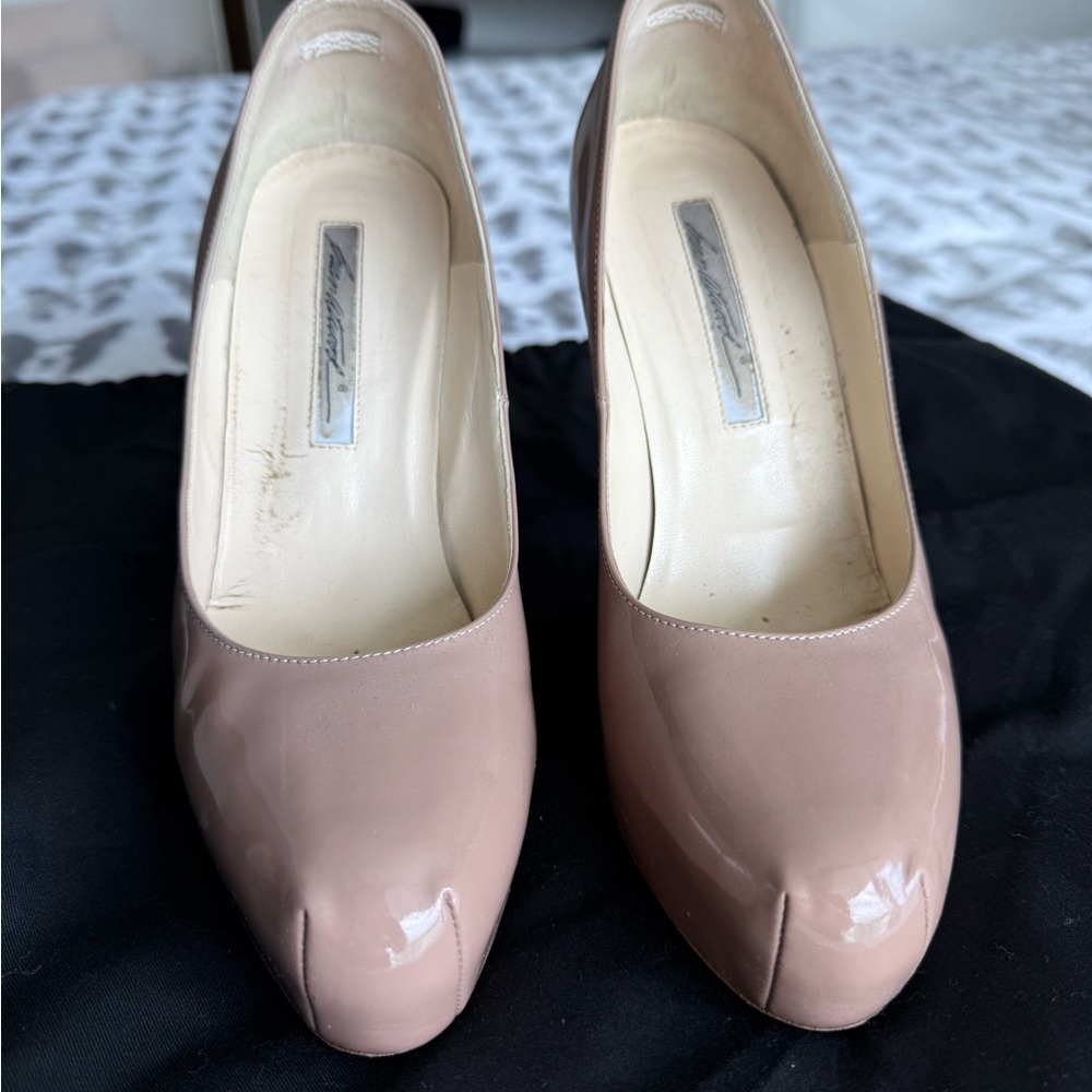 Brian Atwood patent leather pumps